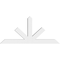 Ekena Millwork Saratoga Architectural Grade PVC Gable Bracket, 84"W x 38 1/2"H x 6"D x 6"F, 11/12 Pitch GBP084X39X0606SAR00 - alternate 4